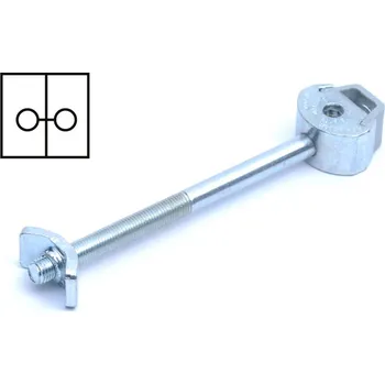 Nábytkové kování ZIPBOLT UT Mini Spoj pracovní desky 25x100