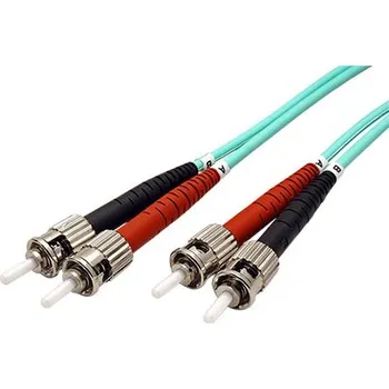 Síťový kabel EFB Optický patchkabel ST-ST 50/125 (multi mode), duplex, OM3, 1m (O7013.1) - 21.42.9511