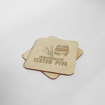 Žertovný předmět Profesionální tester piva - podložky pod hrnek