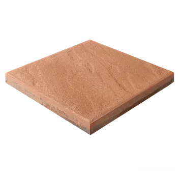 Venkovní dlažba DITON Dlažba BŘIDLICE RELIÉFNÍ Velikost: 39,7 × 39,7 × 4, Varianta: Břidlice reliéfní 40 / 40 / 4 cihlová, Povrch: standard, reliéfní