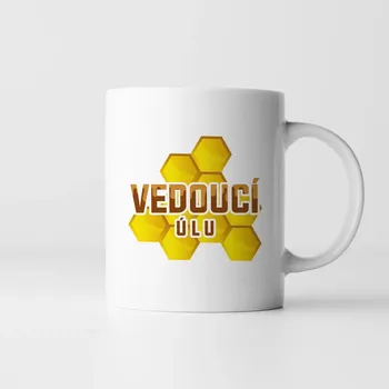 Žertovný předmět Vedoucí úlu - hrnek s potiskem