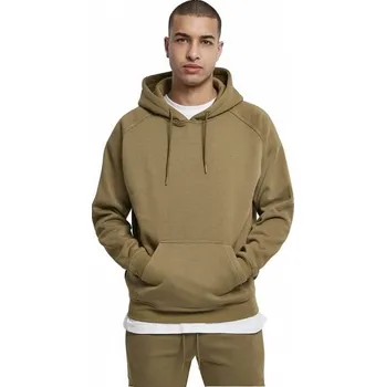 Pánská mikina Teplá pánská mikina klokanka do pasu Urban Classics 380 g/m Barva: tiniolive, Velikost: L