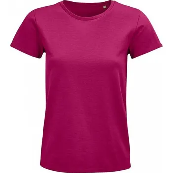 Dámské tričko Sol's Dámské organické tričko Pioneer bez postranních švů Barva: růžová fuchsiová, Velikost: M L03579