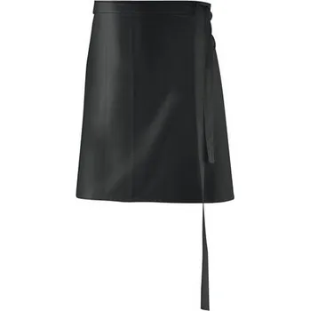 Kuchyňská zástěra Exner Zástěra s látkovým pásem po celé délce 80 x 45 cm, 220 g/m Barva: Černá, Velikost: 80 x 45 cm EX100