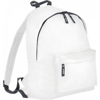 BagBase Fashion batoh se zadním polstrovaným dílem 18 l Barva: bílá - šedá grafitová, Velikost: 31 x 42 x 21 cm BG125