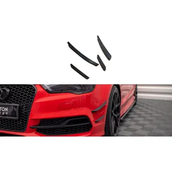 Nárazník Přední přítlačná křidélka, canards Audi S3 / A3 S-Line 8V Sedan / Cabrio