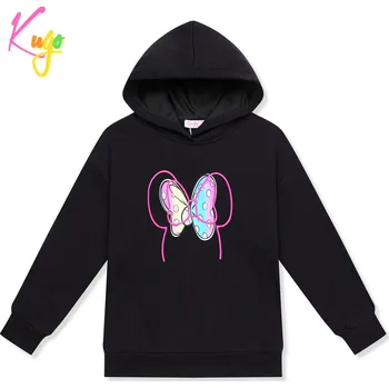 Chlapecká mikina Dívčí mikina - KUGO ZM6505, černá Barva: Černá, Velikost: 158