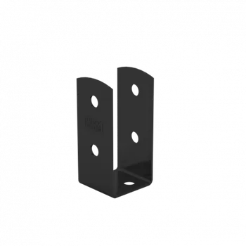 Tesařské kování DOMAX PSOL 45 Patka sloupku ANTRACIT 45x45x100x2,0