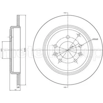 Brzdový kotouč Brzdový kotouč CIFAM (800-303)