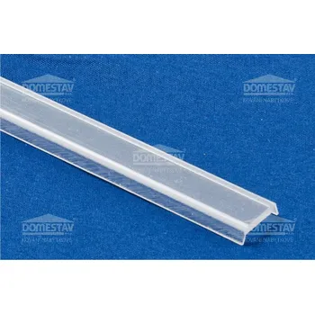 LED lišta Kryt k profilu FLAT, SQUARE, ANGLE, námraza, 2m