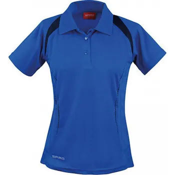 Dámské tričko SPIRO Dámské funkční polo tričko Team Spirit Barva: modrá královská - modrá námořní, Velikost: XS (34) RT177F
