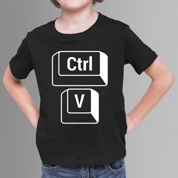 Žertovný předmět CTRL+V - syn - dětské tričko s potiskem