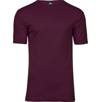 Pánské tričko Tee Jays Vysokogramážové pevné pánské slim-fit triko Interlock 220 g/m Barva: Vínová, Velikost: S TJ520