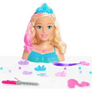 česací hlava Mattel Barbie Dreamtopia 62625 Stylingová hlava