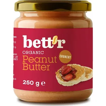 Bett'r Arašídové máslo Crunchy 250g