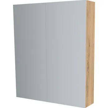 Kotel Mereo Koupelnová skříňka zrcadlová 80 cm, galerka, 2 x dvířka, Multidecor, Ořech Pacifik přírodní CN798G82OPP2