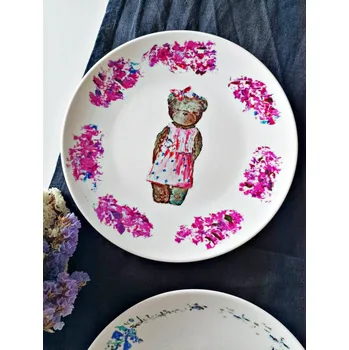 Termoska Talíř Medvědí holčička - Art&Deco by TDS 0000255