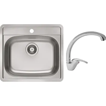 Granitový dřez Alveus More 10 Set - různé typy baterií Dřez / Set: Set, Baterie: Set Grandia