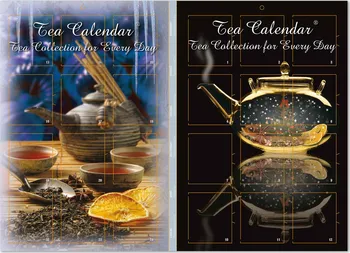 Čaj Pangea Čajový adventní kalendář černý/modrý 24 ks 46 g