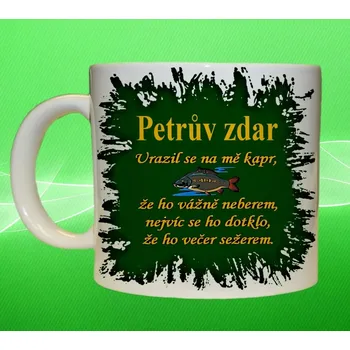 hrnek pro rybáře Petrův Zdar kapr III 75ml