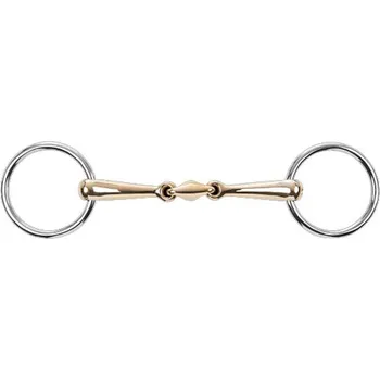 Udidlo pro koně Stihlo Busse Kaugan 2x lomené 14mm Ø55mm 11,5cm