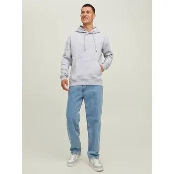 Pánská mikina Jack & Jones Mikina Star 12208157 Šedá Relaxed Fit L