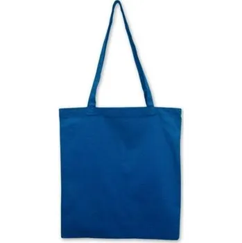 Bavlněná taška modrá 135 gr - 380x420 mm (38x42 cm)