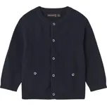 MAYORAL chlapecký svetřík s knoflíky tm. modrá vel. 80 cm