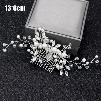 Ozdoba do vlasů Elegantní svatební/plesová ozdoba do vlasů (hřebínek) Barva: Silver tiaras pin