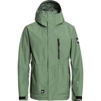 Pánská softshellová bunda BUNDA QUIKSILVER MISSION GORE-TEX - zelená - XL + při osobním odběru 6 973 Kč