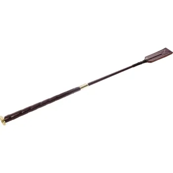 Jezdecký bičík Umbria Equitazione Bič skokový Eco Leather Umbria Equitazione, 65 cm, hnědý