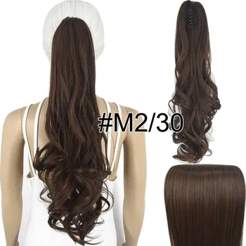 Příčesek Syntetické vlnité vlasy pro prodloužení | 55 cm - M2-30