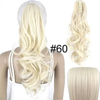 Příčesek Syntetické vlasy se sponou pro prodloužení vlasů | 45 cm - 60