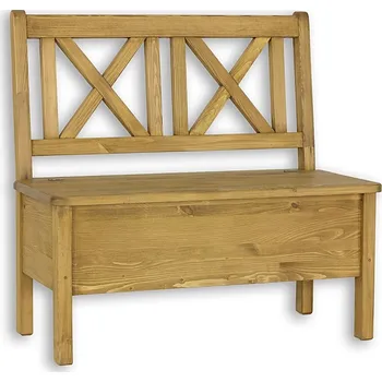 NZL-LV702 Dřevěná lavice masiv Rustikal - šířka 100, 120, 150cm
