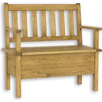NZL-LV701 Dřevěná lavice masiv Rustikal - šířka 100, 120, 150cm