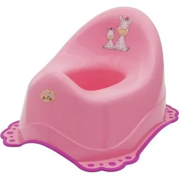 Nočník Maltex Protiskluzový nočník s melodií Zebra Růžový