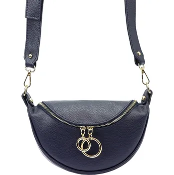 Kabelka Dámská kožená crossbody kabelka Luka 20-033 modrá