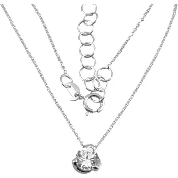 Náhrdelník ŠPERKY-NM, Zlatý dámský náhrdelník se zirkonem 917 Délka náhrdelníku: 42 cm