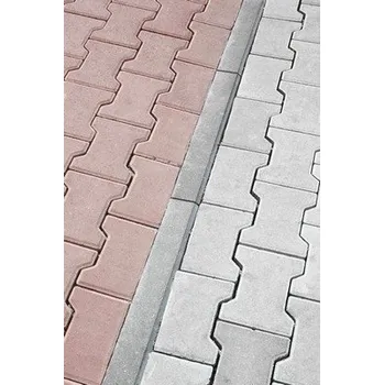 Dlažba BEST Betonová zámková dlažba BEATON kraj tl.6 cm červená