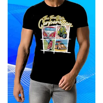 Chlapecké tričko tričko The Free Style Corporation , Svobodná společnost černé XXL