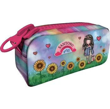 Peněženka Penál s obřím zipem - "Be Kind To Yourself" od firmy SANTORO Gorjuss (Gorjuss Be Kind - Pencil Case With Giant Zip -"Be Kind To Yourself)