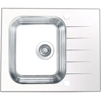 Nerezový dřez ALVEUS Dřez Altone 10 (sklo) Povrch (nerez): Bílá/Satén