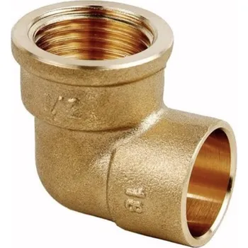 Instalatérský materiál CU koleno 90° 4090G, 15x1/2" vnitřní