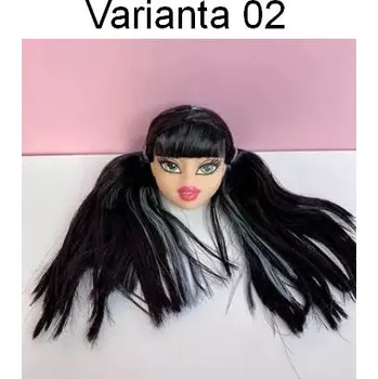 Náhradní hlava pro panenku Barbie - obličej s makeupem Varianta: varianta 2