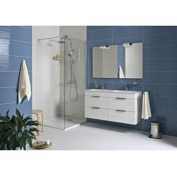 Nábytek Skříňka, 4 zásuvky, vč. umyvadla 1200x430 mm Cube Bílá H4536621763001