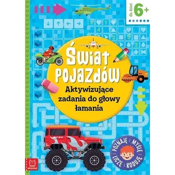 Cizojazyčná kniha Świat pojazdów Aktywizujące zadania do głowy łamania - Bator Agnieszka