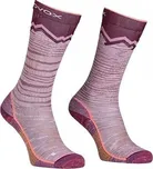 Dámské podkolenky Merino Ortovox Tour Long Socks mountain rose velikost ponožek 42-44