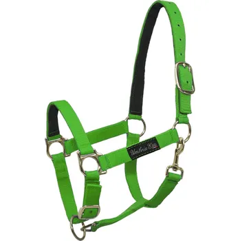Vybavení pro koně Umbria Equitazione Ohlávka nylonová Umbria Equitazione, lime FULL
