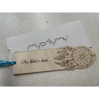 Balící papír Záložka dřevěná lapač snů - Myonlymy 0000020