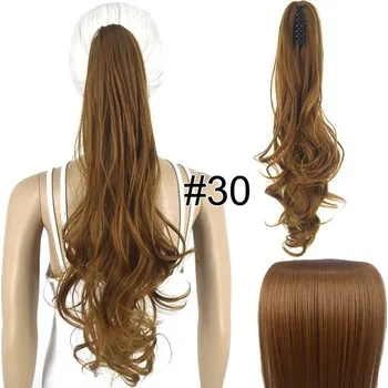 Příčesek Syntetické vlnité vlasy pro prodloužení | 55 cm - 30